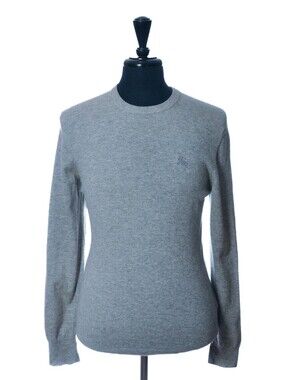Burberry Brit Grey Cashmere Crew Neck Sweater L 34061